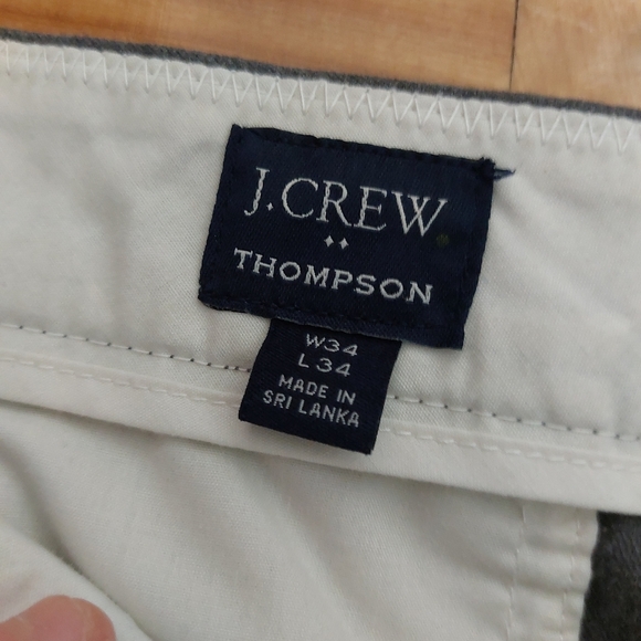 J. Crew Thompson tapered cotton pants size 34/34 - Picture 6 of 6